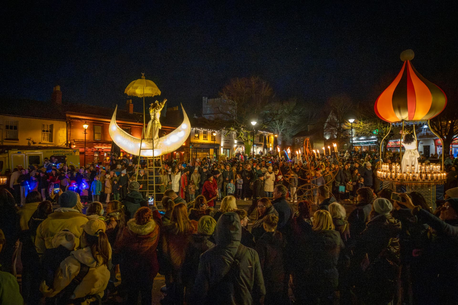 People gathered together at the festival