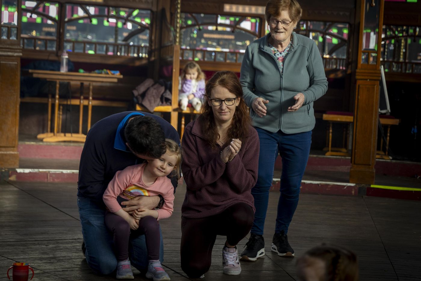 Little dancers and their families